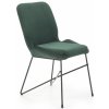 Jídelní židle MOB Korsa tmavě zelená / černá