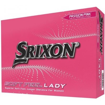 Srixon Soft Feel dámské růžové 12 ks 2023 – Zboží Mobilmania