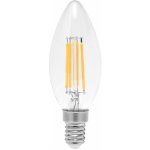Ecolite LED žárovka E14 2W RETRO svíčka LED2W-RETRO/C37/E14/3000K teplá bílá – Zboží Mobilmania