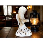 Keramikaportal.EU|Anděl keramický,klečící s miskou| Výška 32cm|Bílá patina|Na čajovou svíčku| – Zboží Dáma Keramikaportal.EU|Anděl keramický,klečící s miskou| Výška 32cm|Bílá patina|Na čajovou svíčku| – Zboží Dáma