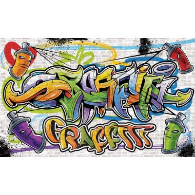 ForWall Fototapeta Graffiti vlies rozměry 104 x 70,5 cm – Zboží Mobilmania