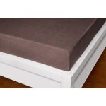 Xpose Froté prostěradlo Exclusive tmavě hnědé 140x200 – Zboží Dáma