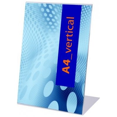 Jansen Display plexi stojánek vertikální L A4 – Zboží Dáma