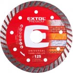 kotouč diamantový řezný turbo Long Life, 125x22,2mm, suché i mokré řezání, 108952 EXTOL PREMIUM – Hledejceny.cz