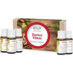 Original Atok Sada éterických olejů Esence Vánoc 5 x 5 ml – Hledejceny.cz