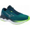 Pánské běžecké boty Mizuno Wave Skyrise 3 Algiers blue-white-Neon Flame