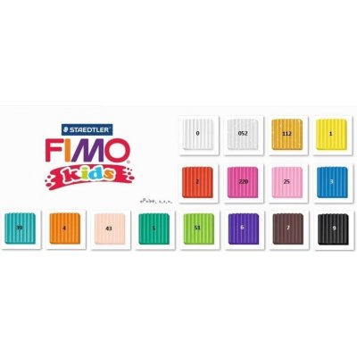 Fimo Staedtler Kids 42 g. 16 odstínů na výběr – Zboží Dáma