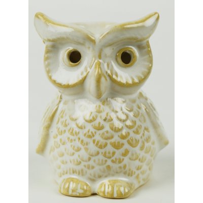 Rook Tex Keramická aroma lampa sova bílá – Zboží Dáma