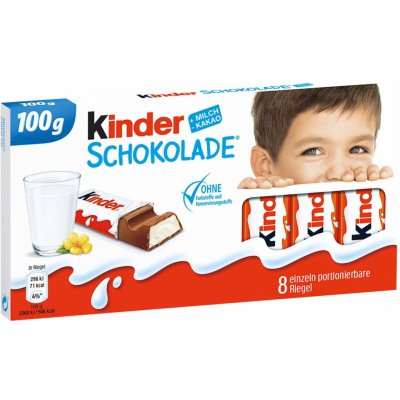 Ferrero Kinder Chocolate 8 x 100g – Zbozi.Blesk.cz