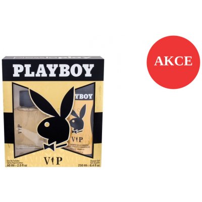 Playboy VIP For Him EDT pro muže EDT 60 ml + sprchový gel 250 ml dárková sada – Hledejceny.cz