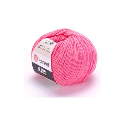 YarnArt Jeans 78 - fresiově růžová – Zboží Mobilmania