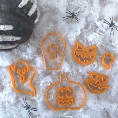 Halloweenská sada na linecké | Vykrajovátka na Halloween a čarodějnice | Strašidelná sada na linecké cukroví – Zboží Mobilmania