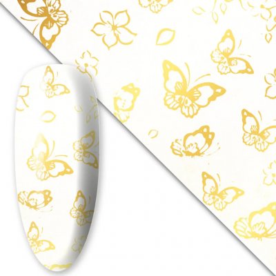 Starnails Zdobicí fólie na nehty Gold Series Butterfly 100 cm – Hledejceny.cz