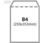 Obchodní taška B4, bílá 90g, 250ks, s páskou – Zboží Živě