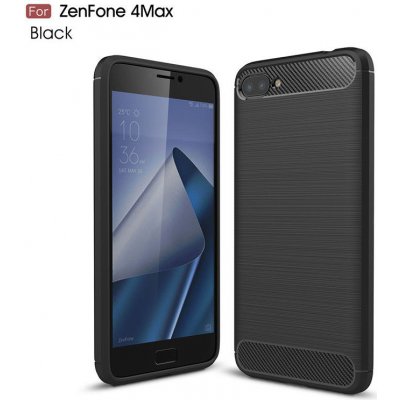 Pouzdro ASUS ZENFONE 4 MAX ZC554KL PREMIUM CARBON gelové - černé – Zbozi.Blesk.cz