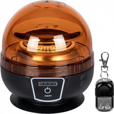 PROFI LED maják s dálkovým ovladačem 12-24V 45LED, oranžový, ECE R10, IP65 | Zboží Auto