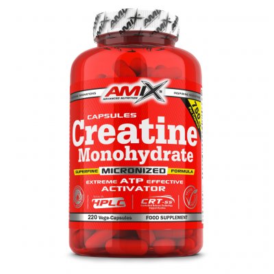 Amix Creatine Monohydrate 750 220 kapslí – Zboží Mobilmania