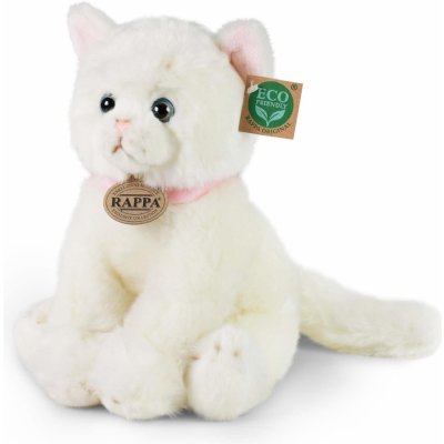 Eco- Friendly Rappa kočka sedící bílá 25 cm – Sleviste.cz