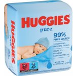 Huggies Pure Triplo vlhčené ubrousky 3x56 ks – Zboží Dáma