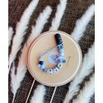 Puntja.cz klip na dudlík autíčko se jménem světla modrá bez očiček šedá černá – Zboží Dáma