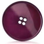 Pro Háčkování Knoflík kulatý plast 39 mm, fialový – Zboží Dáma