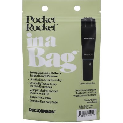 Doc Johnson in a Bag Pocket Rocket Black – Sleviste.cz
