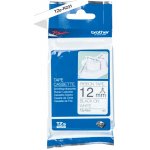 BROTHER TZE-R231 - 12mm x 4m BÍLÁ PÁSKA, ČERNÝ POTISK – Zboží Dáma