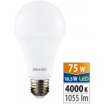 MCLED žárovka LED 10,5W-75 E27 1055lm 4000K úhel 200° ML-321.099.87.0 – Hledejceny.cz