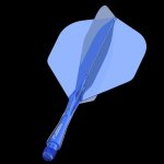 Winmau Fusion - azure blue - short – Zboží Dáma