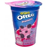 Oreo Mini čokoládové sušenky s náplní s příchutí jahody 61,3 g