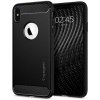 Pouzdro a kryt na mobilní telefon Apple Pouzdro SPIGEN Rugged Armor Apple iPhone X / Xs - plastové / gumové - černé