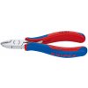 Kleště štípací KNIPEX Kleště boční štípací pro elektroniku 135 mm, kulaté čelisti karbid, knipex 7702135h