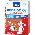 Vitar Probiotika Bob a Bobek jahoda 20 x 2 g – Hledejceny.cz