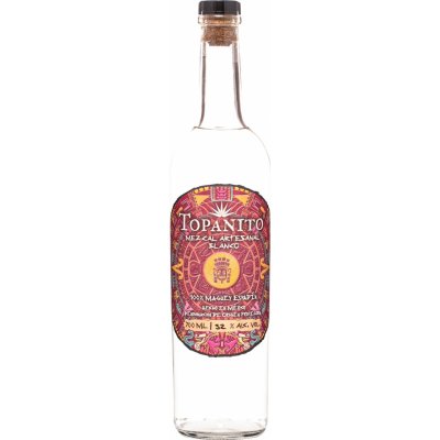 Topanito Mezcal Artesanal Blanco 52% 0, 7 l (holá láhev) – Zboží Dáma