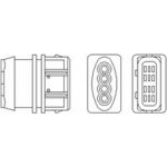 Lambda sonda MAGNETI MARELLI 466016355128