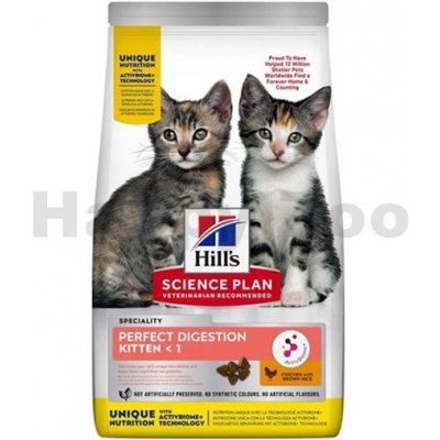 Hill's Science Plan Feline Kitten Perfect Digestion Chicken 1,5 kg