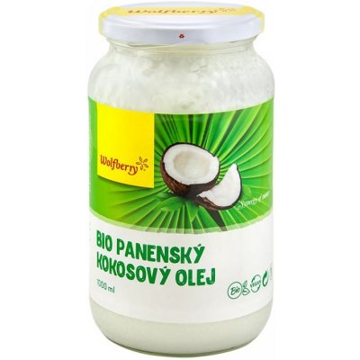 Wolfberry Panenský kokosový olej BIO 1000 ml 1000 ml – Sleviste.cz
