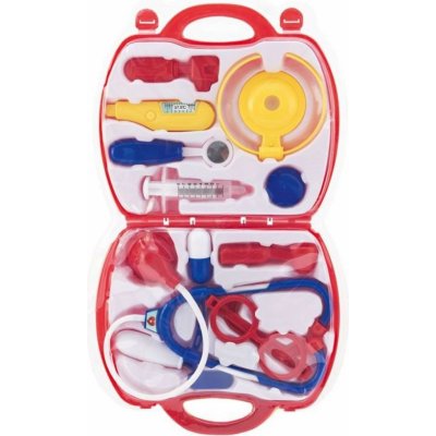 Teddies Sada doktor/lékař plast v plastovém kufříku v blistru 23x40x4cm – Zboží Dáma