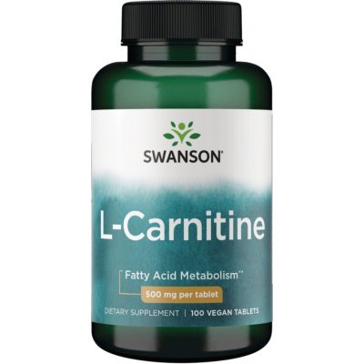 Swanson L-Carnitin 500 mg 100 tablet – Hledejceny.cz