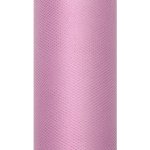 Svatební tyl, šíře 50 cm - pudrově růžová ( 9 m / rol ) – Zboží Dáma