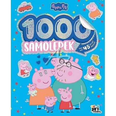 1000 samolepek s aktivitami prasátko Peppa – Zboží Dáma