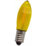 ElektroSkalka Žárovka LED Filament 14V až 55V/0,3W E-10 svíčka žlutá 1ks – Hledejceny.cz