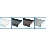 Paramont Venkovní pozink FeZn parapet Ohýbaný 90 mm Hnědý – Sleviste.cz