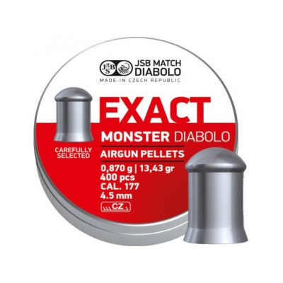 Diabolky JSB Match Diabolo Exact Monster 4,52 mm 400 ks – Zboží Dáma