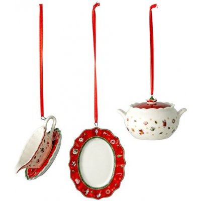 Villeroy & Boch Toy´s Delight Decoration vánoční závěsná dekorace servis IV 3 ks 14-8659-6666 – Zboží Dáma