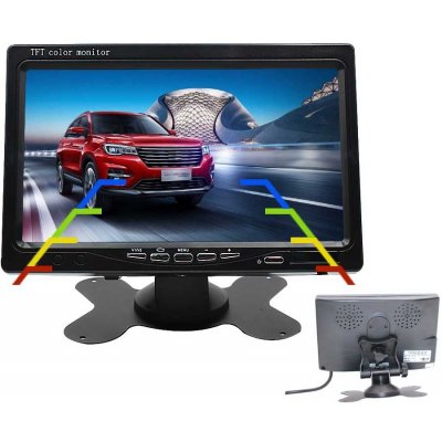 KAMERAK.cz LCD 7" AHD digitální monitor do auta na palubku pro parkovací kameru – Zboží Mobilmania