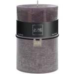 Šedá svíčka Granite válec XXL - Ø 10*15 cm/120h - J-Line by Jolipa – Hledejceny.cz