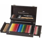 Faber-Castell Sada pro kresbu Collection dřevěná kazeta sada 126 ks – Hledejceny.cz