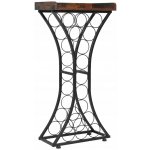 VEVOR Stojan na víno 43x29x89,5 cm pro 15 lahví s držákem na Sklenice – Hledejceny.cz