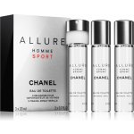 Chanel Allure Sport Refill toaletní voda pánská 3 x 20 ml – Hledejceny.cz
